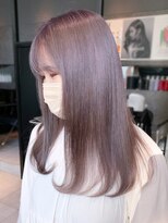 ラベンダーグレージュ_ホワイトグレージュくすみブルー_ba364981