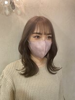 エイミーバイアフロート(amie  by afloat)&nbsp;グレージュカラー×くびれ巻き