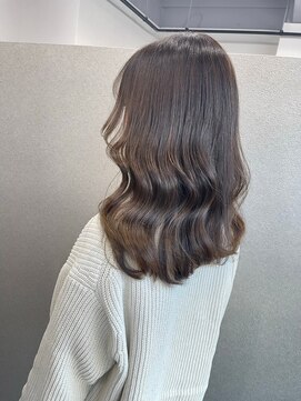 スラッシュ(SLASH) 髪質改善/グレージュ/透明感カラー/ナチュラル/艶髪