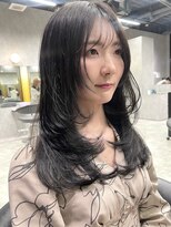 シティ(CITY) 韓国風レイヤー×ダークグレージュ[平山晶也]