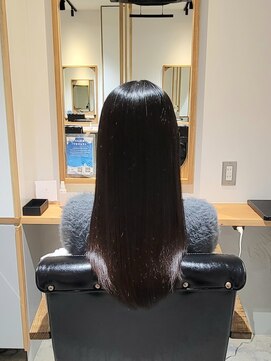 エニィ 池袋西口(Any) 黒髪/グレーベージュ/レイヤーロング/前髪パーマ/池袋/na5