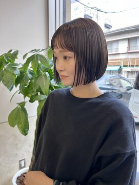 サンド 鹿児島中央(sand) @sei___sandミニボブ/ショート/鹿児島中央駅