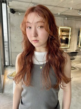 スクリーンギンザメゾン 銀座(SCREEN GINZA MAISON.) クラゲヘアー/小顔に見せるヘア/ココアベージュ/銀座