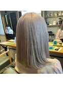 グレージュアッシュグレージュショートカットミニウルフ