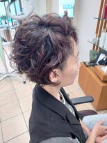 シェイプガーデンカメアリ(SHAPE GARDEN kameari) くせ毛生かしたボブ(side)