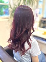 エルベ  茨大前店(elve)&nbsp;おしゃれ度up × 深みのあるレッドカラー