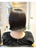 ［-tre-］切りっぱなしボブ×くすみアッシュ　20代/30代/40代