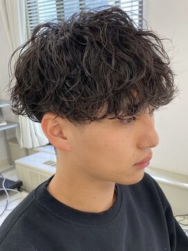 テン 心斎橋(tenn.) 波巻きパーマメンズマッシュウルフカットツイストスパイラル★