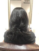 ヘアー グリーン(hair green) 30代40代50代/ゆるふわウェーブ/黒髪スタイル/ツヤ髪