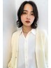 【白髪染めリタッチカラー+ナノスチーム3stepトリートメント+カット】7400円