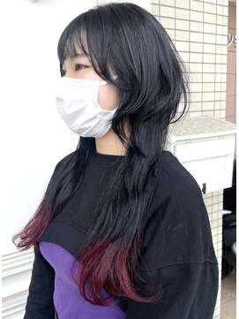 グラスペディア(graspedia) レッドエンドカラー【広島派手髪】【広島ハイトーンカラー】