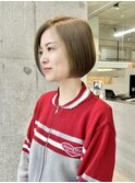 大人ショートボブ/丸みボブ/伸ばしかけショートボブ