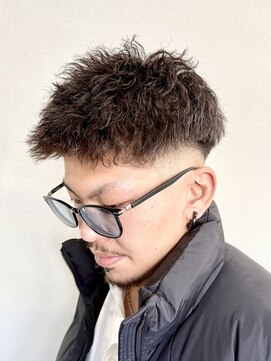 フゥ 宇都宮(FeU) ツイストスパイラル/スパイキーショート/フェード/宇都宮/メンズ