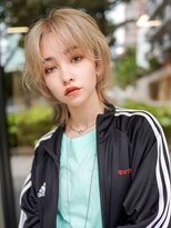 ギークス(GEEKS)&nbsp;【GEEKS渋谷】ショートウルフ/ハイトーン/抜きっぱなしブロンド