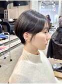 20代　30代　耳掛けショート