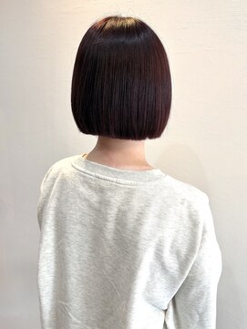 ヘアーデザイン アズール(Hair Design Azur) 【Azur】 Bob × ruby red