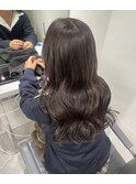 ダークグレージュ ダークブラウン ナチュラルブラウン コテ巻き