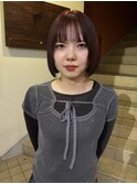 深みのあるレッド×BOB