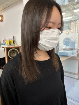 エルム 原宿 表参道(yelm) 髪質改善ストレートとフェイスレイヤー