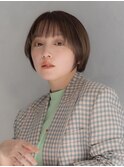小顔×似合わせボブ/ひし形シルエット/前髪あり/20代30代