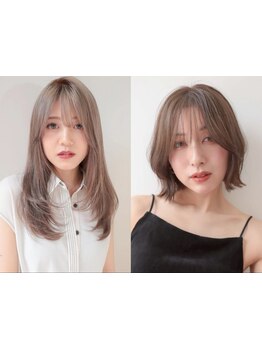 【豊橋】《髪質改善/透明感》が人気の理由！髪質や肌色を見極めた似合わせカラーで最旬トレンドstyleに♪