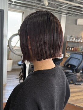 リジョイスヘア レイ(REJOICE hair Lei) ボブ×レッドブラウン