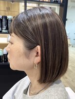 ジュイール(jouir)&nbsp;三鷹ショートボブくびれショートイルミナカラー顔周りレイヤー