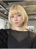 ボブディオリーブベージュ髪質改善縮毛矯正フェイスレイヤー