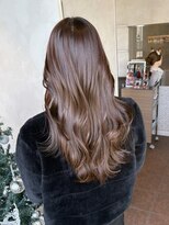 マリエプラス 金山店 アッシュブラウンカラーで透明感カラー