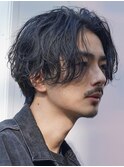 大阪梅田波巻きスパイラルパーマツイスパセンターパートゆるめ
