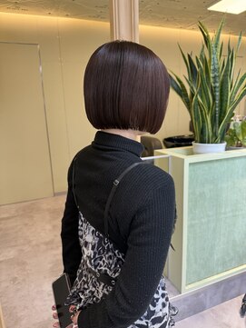 ジュール 金沢(Joule) 20代/30代/ボブ/レッドブラウン/ミニボブ