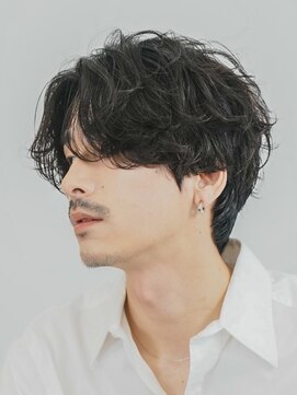 フィフス 神南(fifth) 渋谷アクティブショートフェザーパーマテーパーフェード毛流れ
