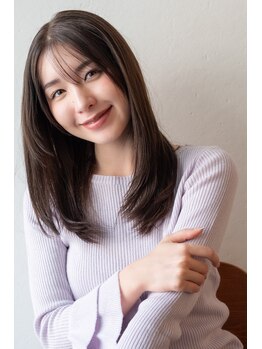 アンダンテ(Andante.)の写真/ナチュラルな縮毛矯正が得意！指通りなめらかなうるツヤ髪で輝くスタイルへ☆