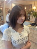 【rena】layer　bob×late　brown