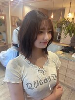 ヘアサロン アンフェール(Hair Salon Amfaire) 【rena】layer bob×late brown