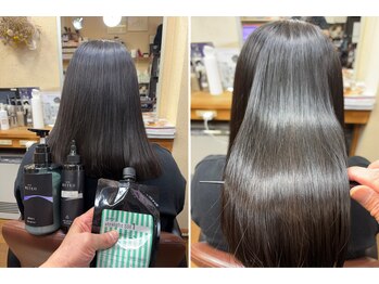 シンラヘアー(SINRAhair)の写真/話題の長門政和さんプロデュース[METEOストレート][メテオカラー][メテオアルカリ酸熱トリートメント]導入!