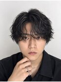 〔unel〕大人黒髪色気パーマ