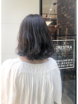 ヘアサロンオーケストラ(HAIR SALON ORCHESTRA) 福山 リラクシーウェーブブルー グレージュ《ORCHESTRA》
