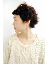 オーガニック アトリエ 大宮(organic+atelier)&nbsp;ベリーショートにニュアンスパーマ×髪質改善×エヌドット