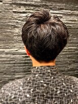 プレミアムバーバー 目黒店(PREMIUM BARBER produce by HIRO GINZA) ソフトツーブロックフェザーマッシュ