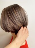 グレー×ベージュ