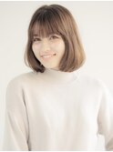 ラベンダーブラウン/クリアグレージュ/ボブ【新宿/西新宿】