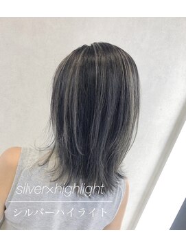 キール 吉祥寺(KIR) シルバー、グラデーション、エクステ、ハイライト