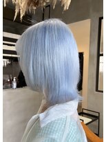 アンククラシックヘアー(ank classic hair) ペールブルーウルフカット【黒川一朗】