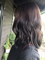 ナンバーエイト(number eight)&nbsp;大人気☆艶髪寒色ダークグレージュ☆暗髪韓国ウェーブ20代30代