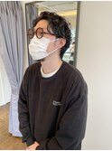 20代30代40代大人かっこいいナチュラルツーブロックカットパーマ