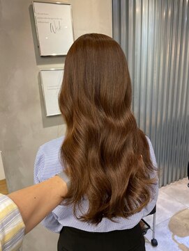 ジーナ セントラル銀座(Zina) 大人かわいいコテ巻き＊ショコラベージュ77  ZinaCENTRAL