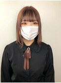 コントラストデザインカラー　ピンクベージュ