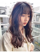 ジゼル(GiseL) オン眉♪　ミルクティーベージュダブルカラー顔まわりレイヤー