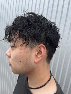 ブルーモスク トウキョウ(TOKYO) 爽やかマッシュショートパーマ　ツーブロック　王道